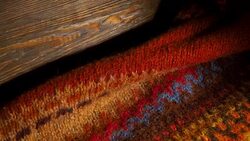 Knitted background Stock Footage