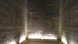 Egypt, Dendara Temple - Sanctuary Stock Footage