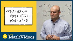 How to add a cubic function and cube root function with domain Instructional Video