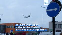 Cargo plane crashes into house in Lithuania, killing at least 1 News Clip