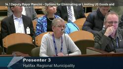 Halifax municipality buys barely anything from the U.S. News Clip