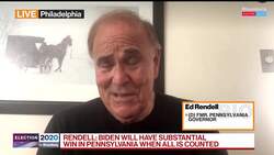 Biden Will Win Pennsylvania by 80K Votes, Says Rendell News Clip