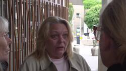 Roseanna McPhee outside the Scottish Parliament News Clip
