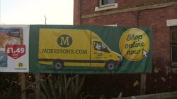 Morrisons Supermarket Adverts & Signs at Store News Clip