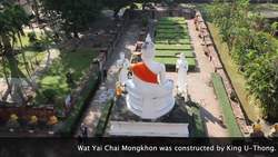 Thailand, Historic City of Ayutthaya - UNESCO World Heritage Site Stock Footage