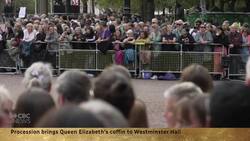 Queen lies in state after leaving Buckingham Palace for last time News Clip