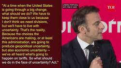 Macron Jibes Trump, 'Instructs' Europe - 'Don't Submit...Reject Vassalisation To U.S.' | Watch Instructional Video