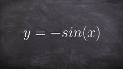 Graphing the Sine Function with a Reflection Over the Y Axis Instructional Video