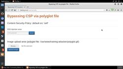 Web Hacking Expert - Full-Stack Exploitation Mastery - Bypassing CSP through Polyglot File Instructional Video