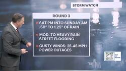 STORM WATCH: Breezy with on and off showers today; break from the rain on Friday News Clip