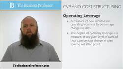 Cost Volume Profit Analysis - Cost Structuring Instructional Video