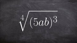 How to rewrite an expression in radical form to fraction exponents Instructional Video