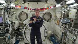 David Saint-Jacques checks in from outer space | The National Interview News Clip
