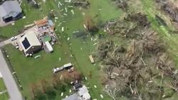 Aerial video over southern Louisiana shows extent of Hurricane Ida's damage News Clip