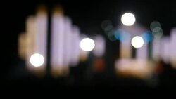 Rays of searchlights at a concert. The effect of bokeh at the festival of music. A scene at the festival of electronic music. Stock Footage