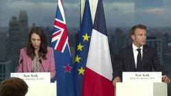 CLEAN : Macron and Ardern join forces to address 'drivers' of online radicalization News Clip