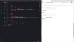 Frontend Web Development Bootcamp - Build a Twitter Clone - Forms - Part 2 Instructional Video