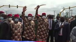 CLEAN : Nigeria's Buhari visits restive southeast after separatist's arrest News Clip