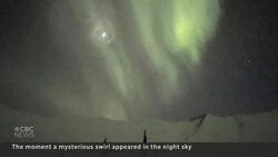 #The Moment a mysterious spiral appeared in the night-sky News Clip