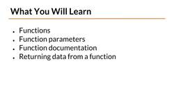 Python 3 for Beginners: Functions in Python Instructional Video