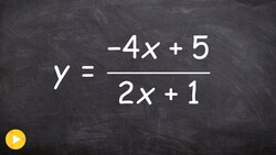 Write a rational function as a reciprocal function then find intercepts and asymptotes Instructional Video