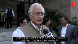 Congress' Salman Khurshid on Bihar caste survey News Clip
