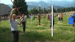 Watch: Slovenians gather to set Guinness World Record in scything News Clip