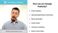 Marketing - How Can We Manage Publicity Instructional Video