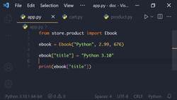 The Ultimate Guide to Python Programming With Python 3.10 - @property decorator Instructional Video