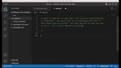 Express Framework Fundamentals - Secure Sign-Up with Auth0 and Node.js - Setting Up the Application Server Wiring Instructional Video