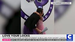 Teacher Chops Own Locks to Empower Bullied Female Student with Short Hair News Clip
