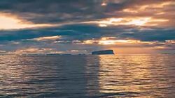 Arctic ocean landscape Stock Footage