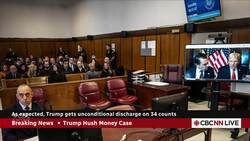 President Elect Donald Trump has been formally sentenced in Hush Money case News Clip