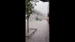 New York streets swamped in flash floods News Clip