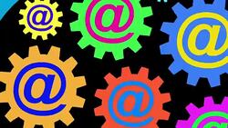 Multi colored communication thoughts Stock Footage