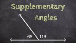 What are supplementary angles Instructional Video