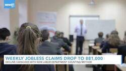 Weekly Jobless Claims Come In Lower Than Expected At 881,000 News Clip