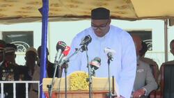 Gambian President holds welcome ceremony for Britain's Charles and Camilla Instructional Video