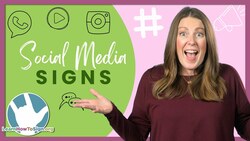 Social Media Signs in ASL | American Sign Language Instructional Video
