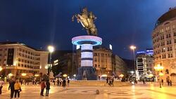 Macedonia Nears a Name-Change Referendum Stock Footage