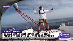 83-Year-Old Japanese Man Becomes Oldest To Sail Solo Across Pacific News Clip