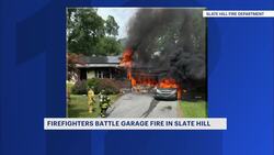 Slate Hill FD: Garage fire brought under control Instructional Video