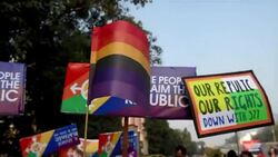 CLEAN : India: members of the LGBT community rally News Clip