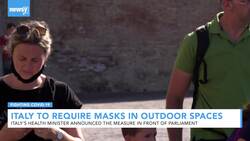 Italy To Require Masks In All Outdoor Spaces News Clip