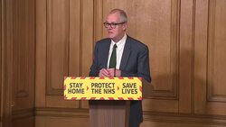 Sir Patrick Vallance speaking at the government's daily coronavirus press briefing News Clip