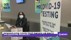 Demand For COVID-19 Testing Skyrockets At Airports News Clip