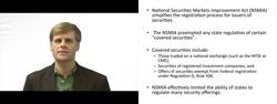 Securities Issuances Regulated by State Law Instructional Video