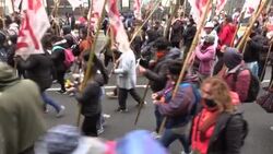 CLEAN : Thousands protest against government in inflation-ravaged Argentina News Clip