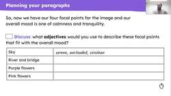 Using adjectives and semantic fields to plan and write descriptive paragraphs Instructional Video