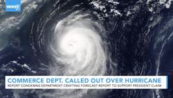 Commerce Department Called Out Over Hurricane Dorian Forecast News Clip